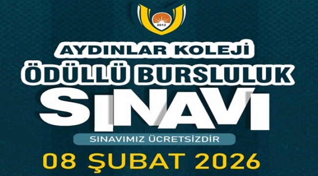 Aydınlar Koleji Ödüllü Bursluluk Sınavı Başvuruları Başladı