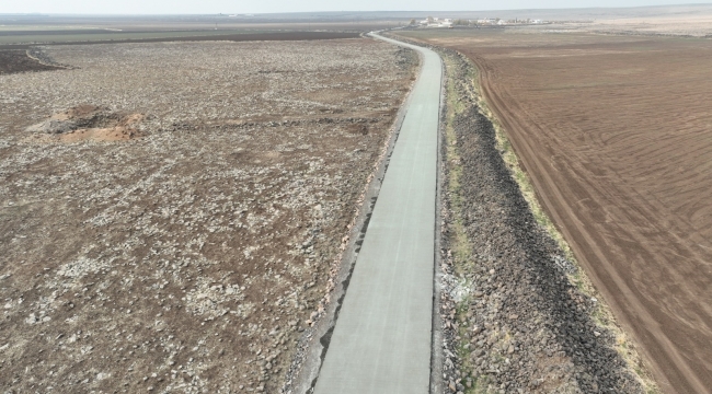 Büyükşehir, Siverek'te Beton Yol Atağını Sürdürüyor
