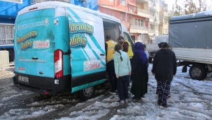 Haliliye'de Kar Mesaisi: Yol Açma Ve Sıcak Yemek Desteği