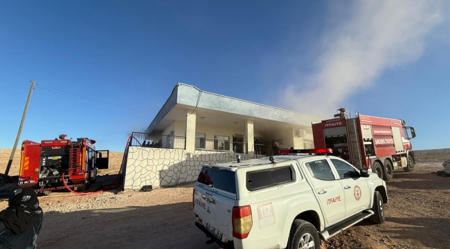 Haliliye'de korkutan yangın 