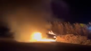 Harran'da Korku Dolu Anlar: Psikolojik Sorunları Olan Kişi Aracını Ateşe Verdi