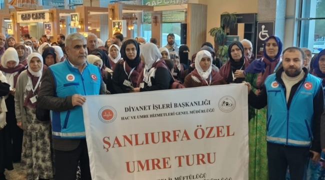 Özel Umre Yolcuları Dualarla Uğurlandı