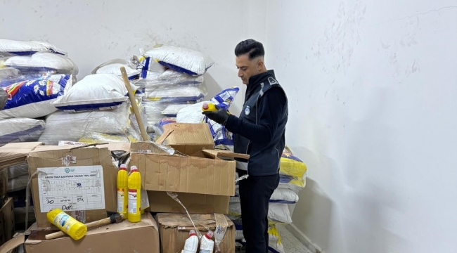 Sahte Deterjan Dolum Depolarına Baskın