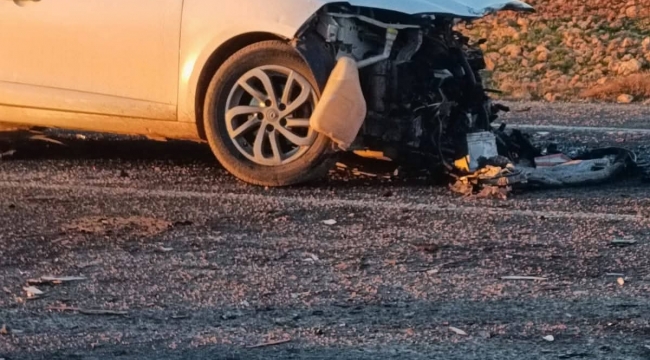 Şanlıurfa'da iki otomobil çarpıştı, 1 yaralı 
