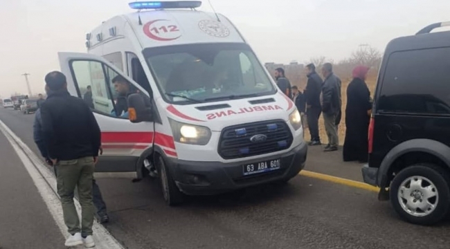 Şanlıurfa'da Karşıdan Geçen Çocuğa Hafif Ticari Araç Çarptı