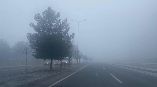 Şanlıurfa–Gaziantep Otoyolunda Yoğun Sis