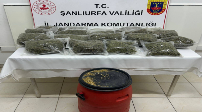Suruç'ta 21 Kilogram Uyuşturucu Madde Ele Geçirildi