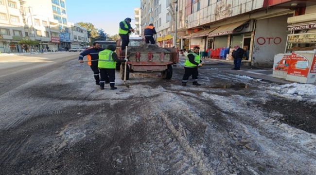 Viranşehir Belediyesi Olumsuz Hava Şartlarına Karşı Teyakkuzda