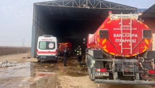 Viranşehir'de Fabrika Yangını: Pamuk Balyaları Alevlere Teslim Oldu