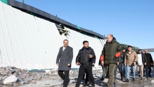 Başkan Gülpınar, Hasar Gören İşyerlerini Yerinde İnceledi