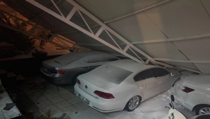 Kar Birikti, Sundurmalar Çöktü, Araçlar Zarar Gördü!