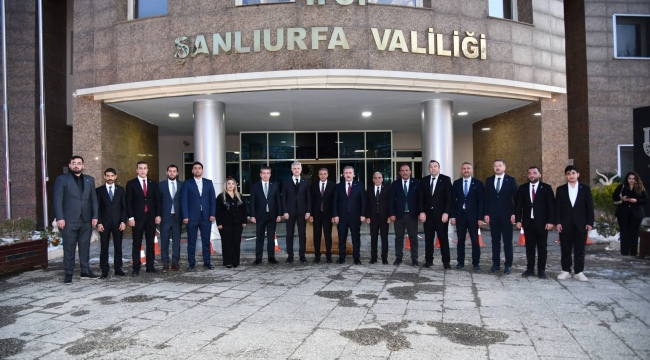 Mustafa Destici, Şanlıurfa Valisi Hasan Şıldak'ı Ziyaret Etti