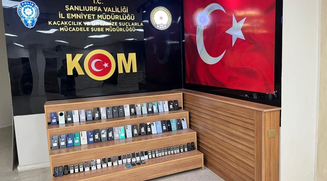 Şanlıurfa'da 126 Kaçak Telefon Yakalandı