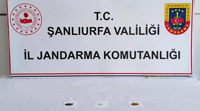 Şanlıurfa'da Jandarma Uyuşturucuya Geçit Vermedi