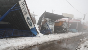 Şanlıurfa'da Kar Felaketi: Evren Sanayi'de Çatılar Çöktü