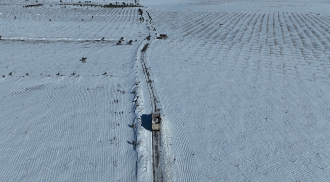 Şanlıurfa'da Karla Kapanan 4 Bin 500 Kilometrelik Yol Ulaşıma Açıldı