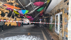 Şanlıurfa'da Yoğun Kar Sonrası Suruç Sanat Sokağı Çöktü