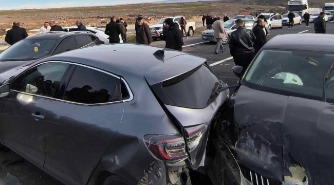 Şanlıurfa-Mardin Karayolunda Trafik Durdu