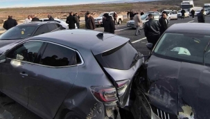 Şanlıurfa-Mardin Karayolunda Trafik Durdu