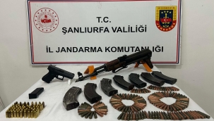 Siverek'te Ruhsatsız Silah Operasyonu