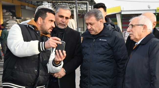 Vali Şıldak'tan Esnafa Geçmiş Olsun Ziyareti