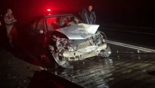 Viranşehir'de İki Otomobil Çarpıştı, 2 Yaralı