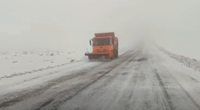 Viranşehir–Diyarbakır Karayolunda Kar Etkili Oldu