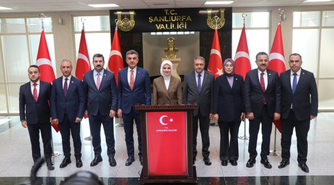 Bakan Mahinur Özdemir Göktaş Şanlıurfa Valiliğini Ziyaret Etti