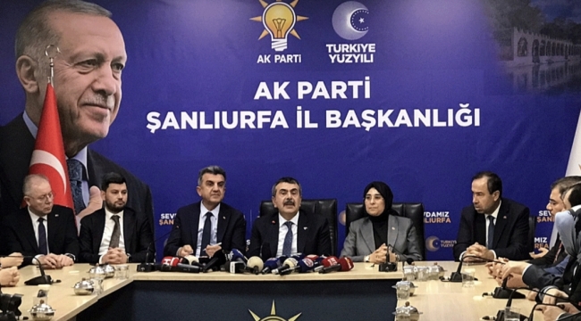 Bakan Tekin: Şanlıurfa'daki öğretmenevi sorunu bu yıl çözülecek