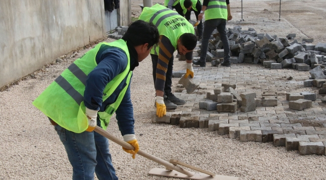 Haliliye'de Üstyapı Çalışmaları Hız Kesmeden Sürüyor