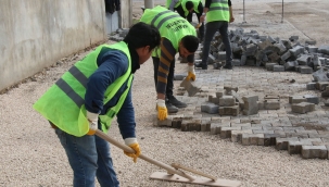 Haliliye'de Üstyapı Çalışmaları Hız Kesmeden Sürüyor