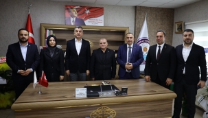 MKYK Üyesi Kurt, Şanlıurfa'daki İki Esnaf Odasını Ziyaret Etti