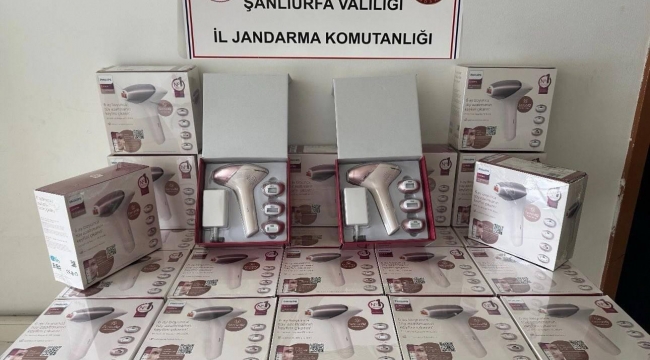 Şanlıurfa'da 40 adet gümrük kaçağı epilasyon cihazı ele geçirildi