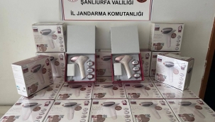 Şanlıurfa'da 40 adet gümrük kaçağı epilasyon cihazı ele geçirildi