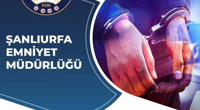 Şanlıurfa'da arananlara operasyonu 