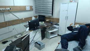 Şanlıurfa'da hasta doktoru darp etti. 