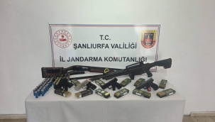 Şanlıurfa'da Ruhsatsız Silah Operasyonu: Çok Sayıda Mühimmat Var
