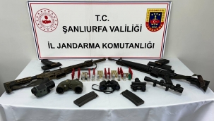 Şanlıurfa'nın Hilvan ilçesinde jandarma ekipleri tarafından uyuşturucu ve silah operasyonu düzenlendi.