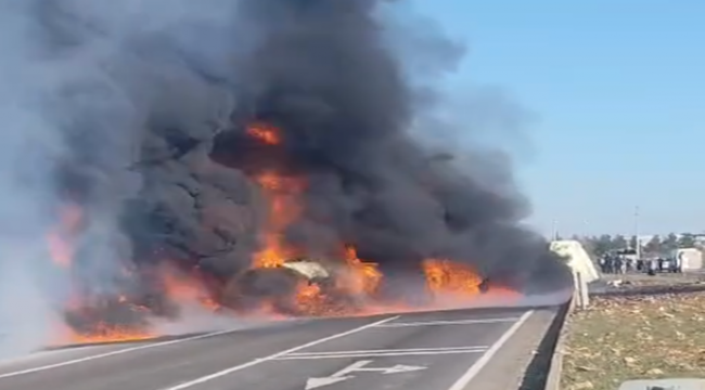 Viranşehir–Şanlıurfa Yolunda Yakıt Yüklü Tır Kazası