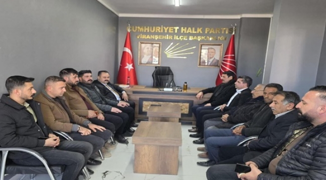 Eş Başkan Serhat Dicle İnan'dan CHP Viranşehir İlçe Başkanlığı'na Ziyaret