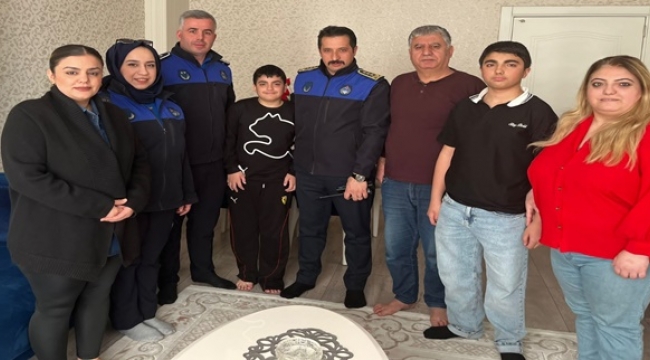 Haliliye Zabıtası'ndan Şehit Ailelerine 8 Mart Sürprizi