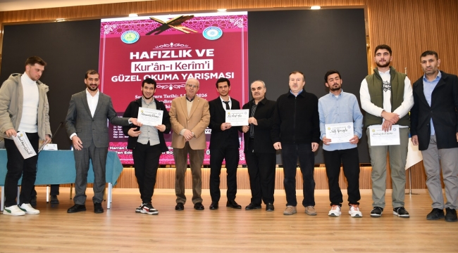 HRÜ'nde Hafızlık ve Kur'an-ı Kerim'i Güzel Okuma Yarışması Düzenlendi