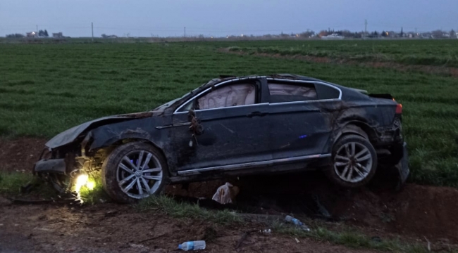 Şanlıurfa'da Otomobil takla attı: 1 ölü, 3 ağır yaralı