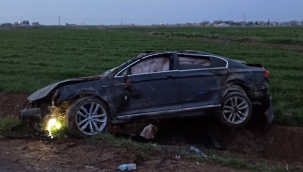Şanlıurfa'da Otomobil takla attı: 1 ölü, 3 ağır yaralı