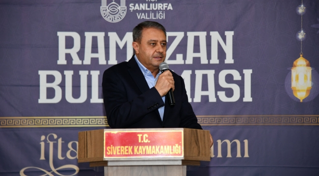 Vali Şıldak, iftarda Siverek kimlerle buluştu 