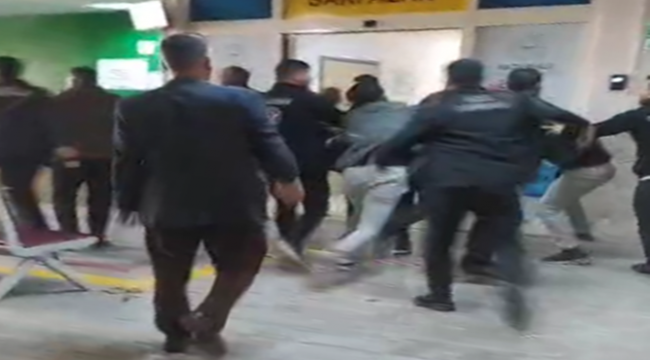 Akçakale Devlet Hastanesi'nde Kavga
