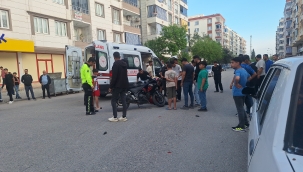 Birecik'te Motosiklet Kazası: 1 Yaralı