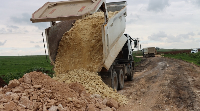 Eyyübiye Kırsalında Yollar Daha Güvenli Oluyor