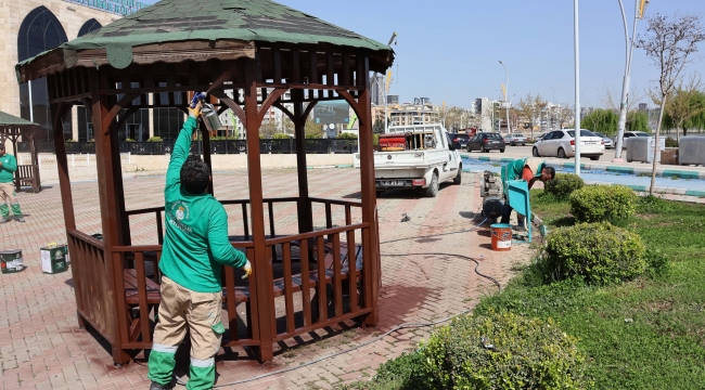 Haliliye Belediyesi'nden Park Ve Yeşil Alanlarda Bakım Seferberliği