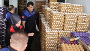 Haliliye'de Sağlıksız Depoya Baskın: 5 Bin Koli Yumurta İmha Edildi